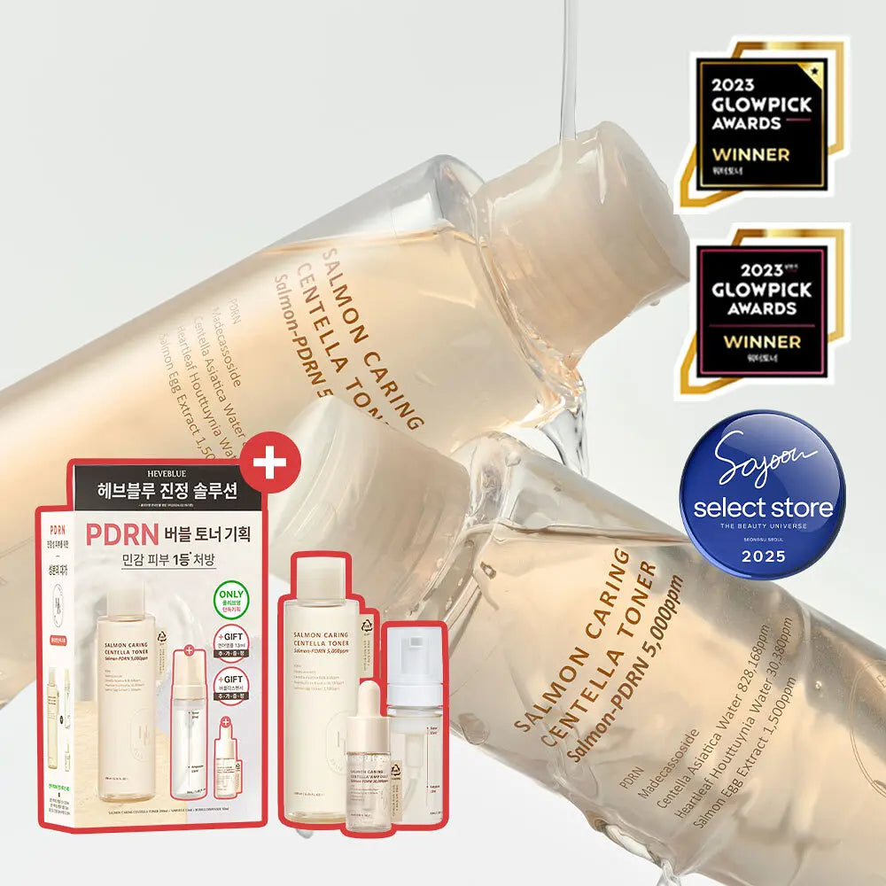 HEVEBLUE SALMON PDRN CARING CENTELLA TONER 200ml