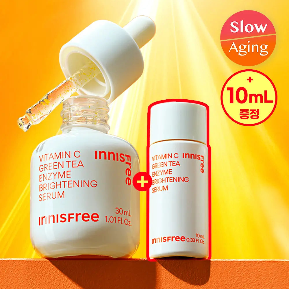 INNISFREE VITAMIN C GREEN TEA ENZYME BRIGHTENING SERUM 30ml (+10ml) innisfree  DKshop