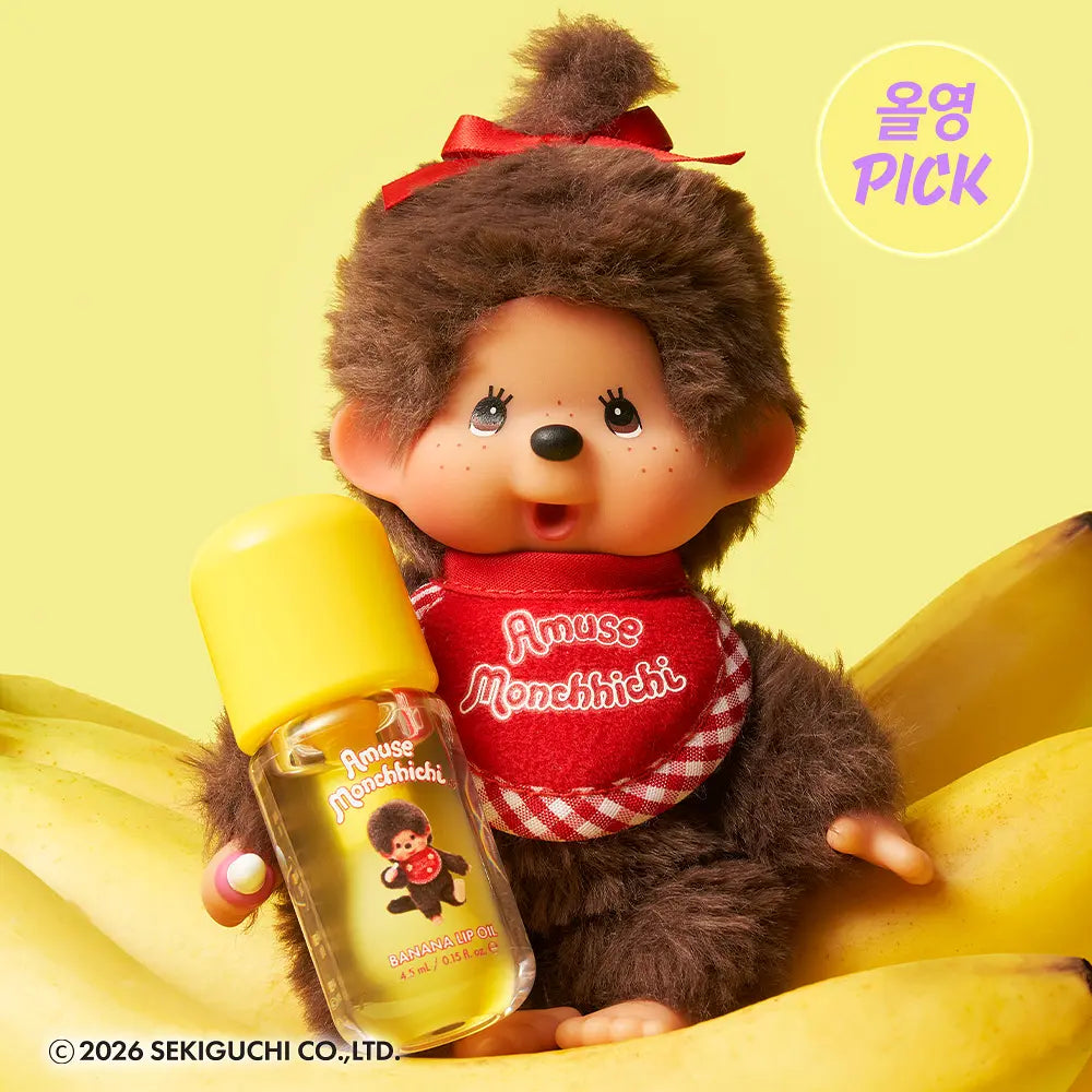 [JANGWONYOUNG PICK] [AMUSE X monchhichi] Banana Lip Oil AMUSE  DKshop