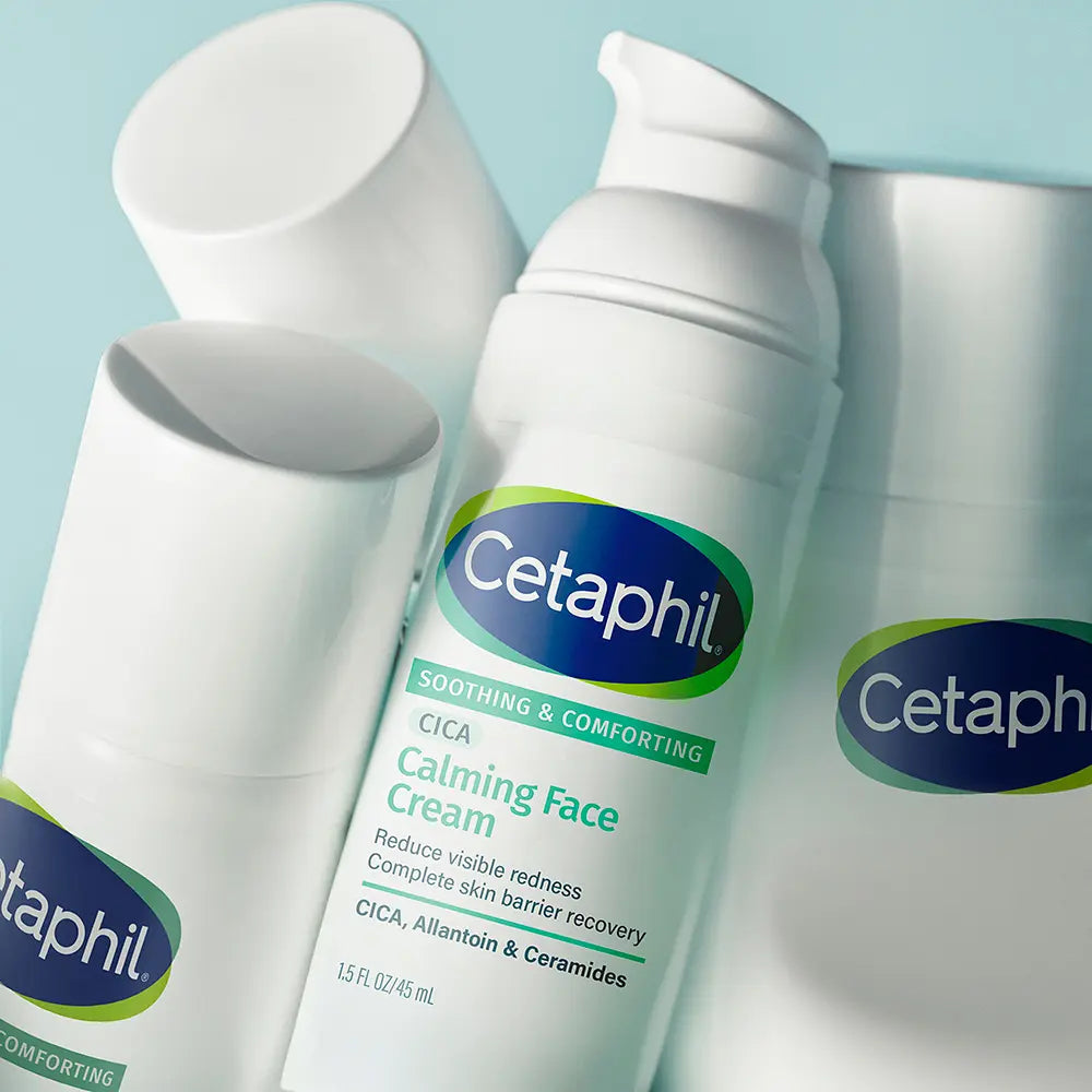 [CHUEI LI YU Pick] Cetaphil SOOTHING & COMFORTING CICA Calming Face Cream 45ml (+CICA Cream 10ml & Keyring) Cetaphil  DKshop