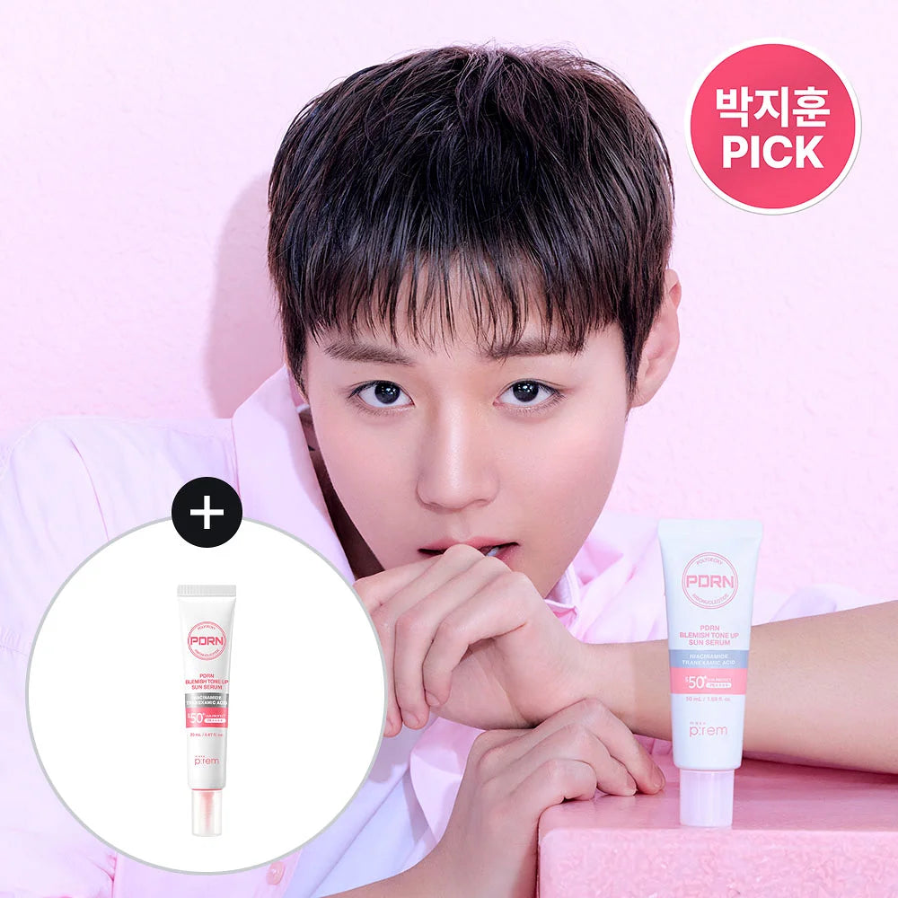 [PARK JIHOON PICK] make p:rem PDRN Blemish Tone Up Sun Serum 50ml + 20ml make p:rem  DKshop