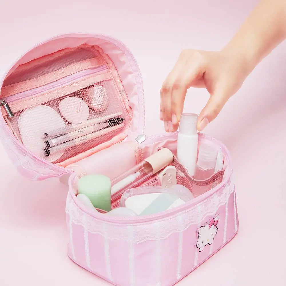 [Fillimilli X CHARMMYKITTY] 3 Accessories (Multi Pouch / UV Protection 3-Fold Umbrella / Picnic Mat & Pouch) fillimilli  DKshop