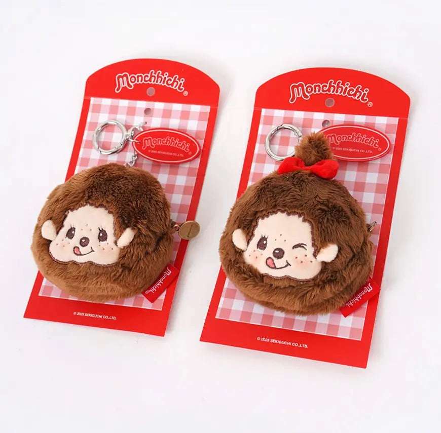 10X10 Monchhichi Face Pouch Key Chain 10X10  DKshop