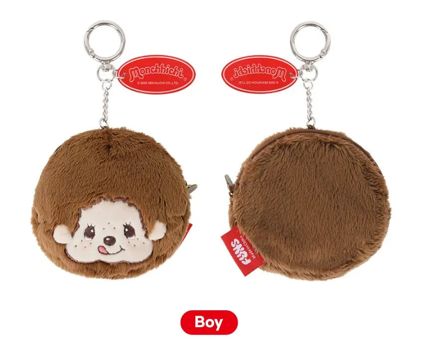 10X10 Monchhichi Face Pouch Key Chain 10X10  DKshop