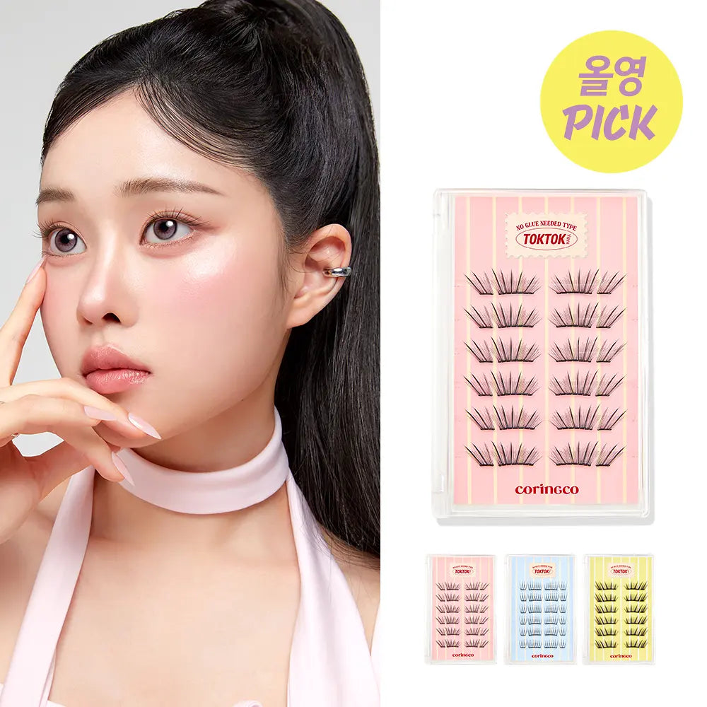 CORINGCO TOKTOKHARA No Glue Half Eyelash CORINGCO  DKshop
