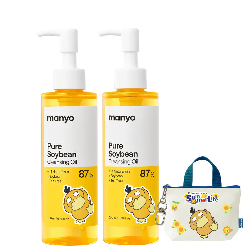 [ma:nyo X Pokémon] Pure Soybean Cleansing Oil 200ml *2EA + Keychain ma:nyo  DKshop