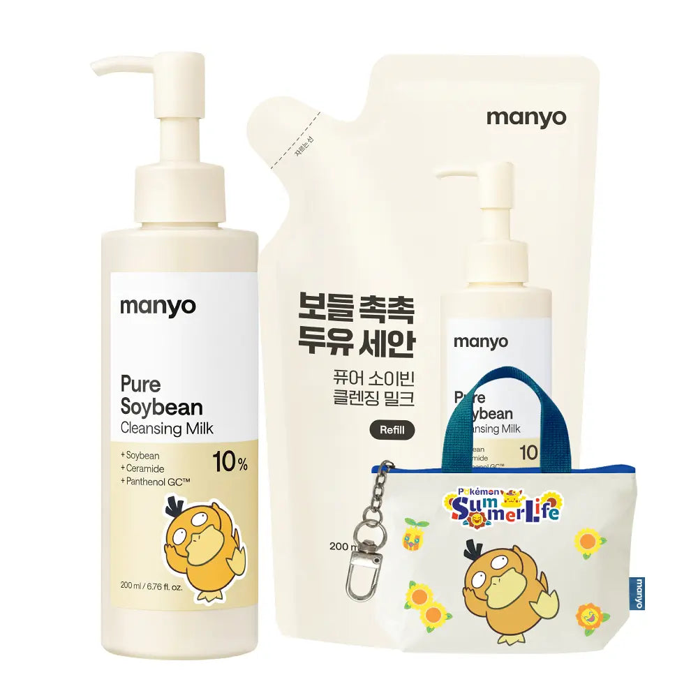 [ma:nyo X Pokémon] Pure Soybean Cleansing Milk 200ml + Refill ma:nyo  DKshop