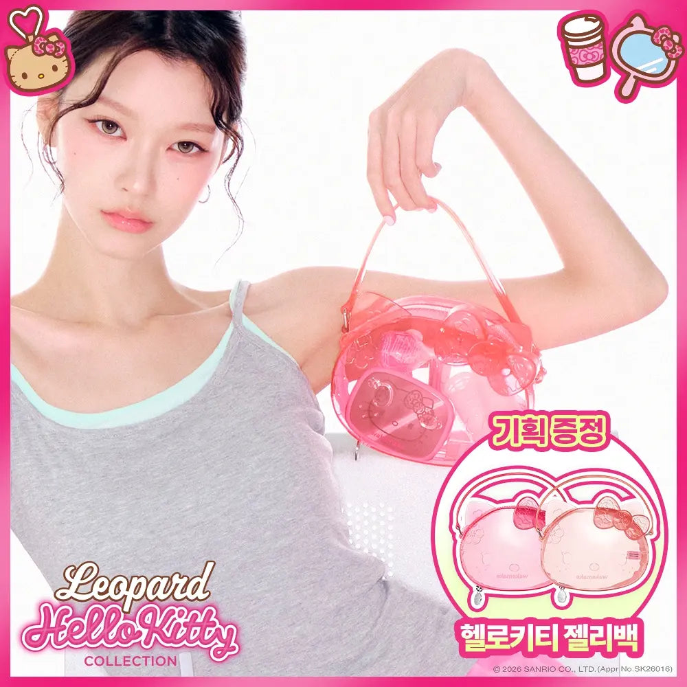 [WAKEMAKE X Hello Kitty] Lip & Eye Kit + Hello Kitty Jelly Bag WAKEMAKE  DKshop