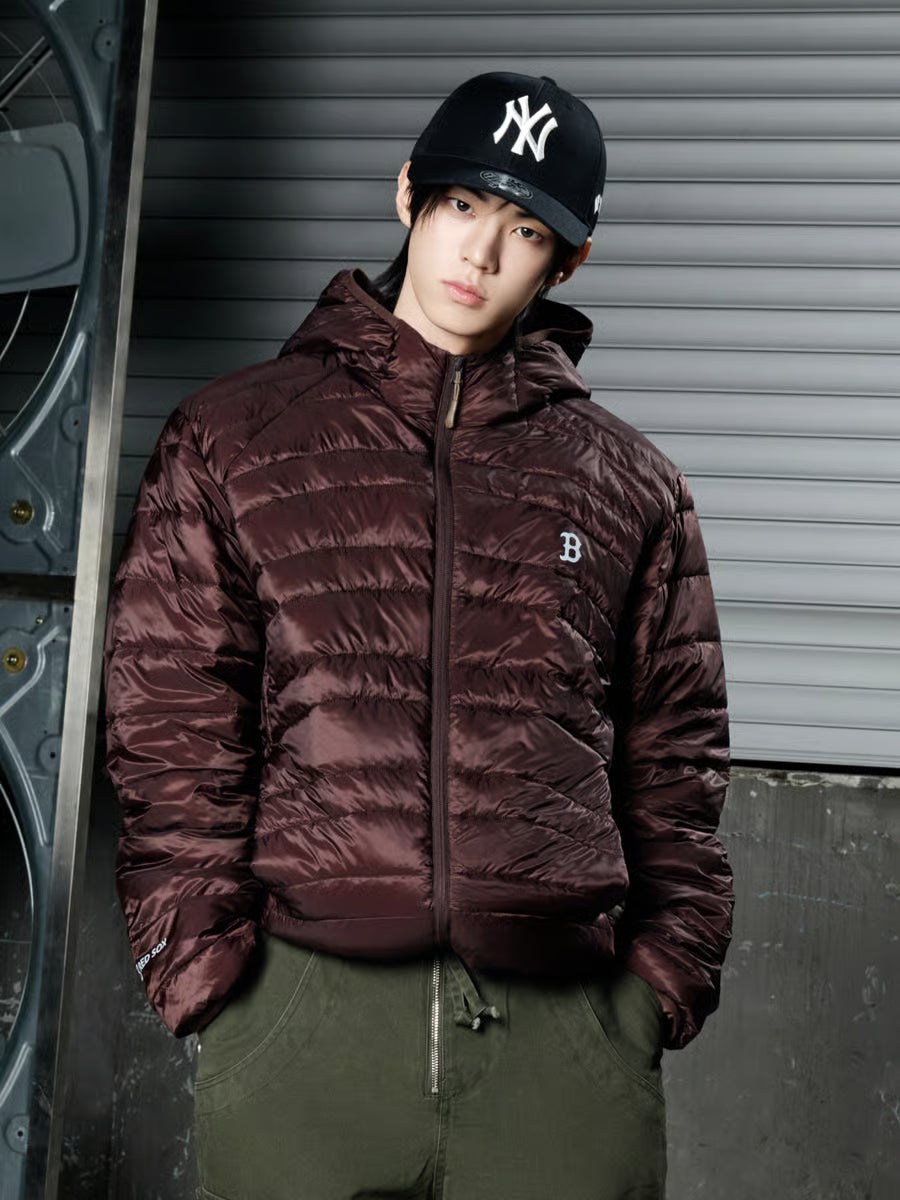 [MLB] New York Yankees Curve Air Shell Lightweight Hooded Puffer Jacket (TWS Wear) MLB  DKshop