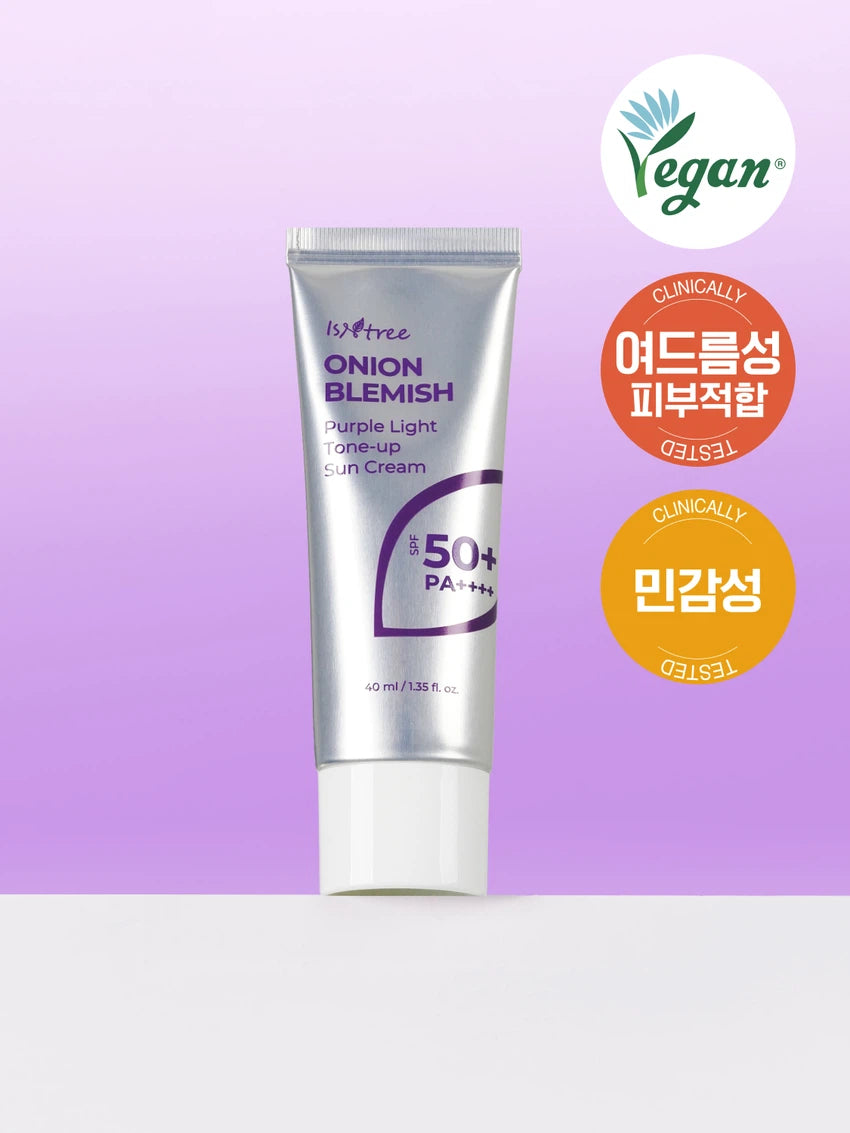 ISNTREE Onion Blemish Purple Light Tone-Up Sun Cream 40ml ISNTREE  DKshop
