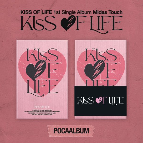 KISS OF LIFE - 1st Single Album Midas Touch (POCA ALBUM) | DKshop