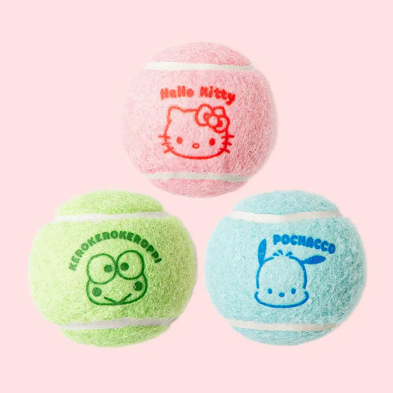 [BITE ME X Sanrio Characters] Mini Tennis Balls Toy Set BITE ME  DKshop