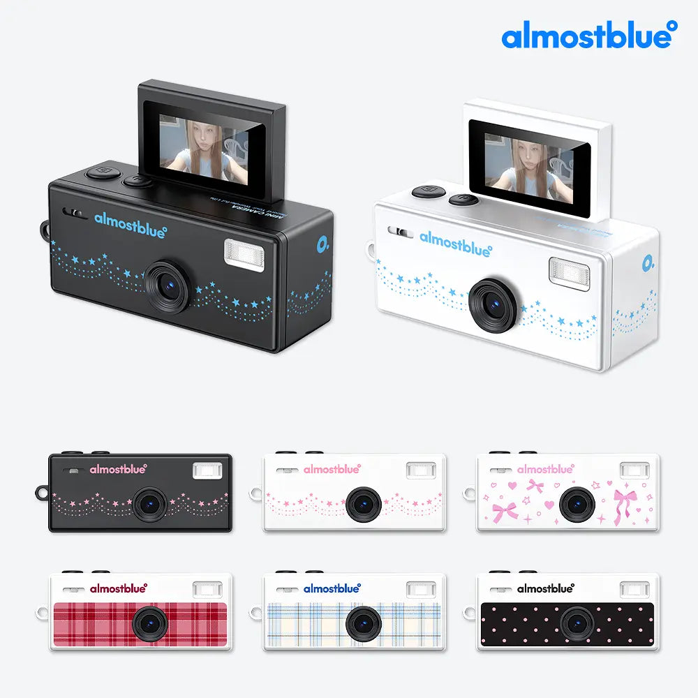 Almost Blue Snow Flip Digital Camera Keychain 8 types Almost Blue  DKshop
