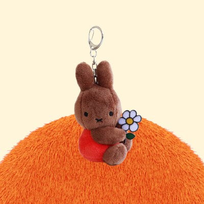 Miffy Holding Flower Miffy Keyring MIFFY  DKshop