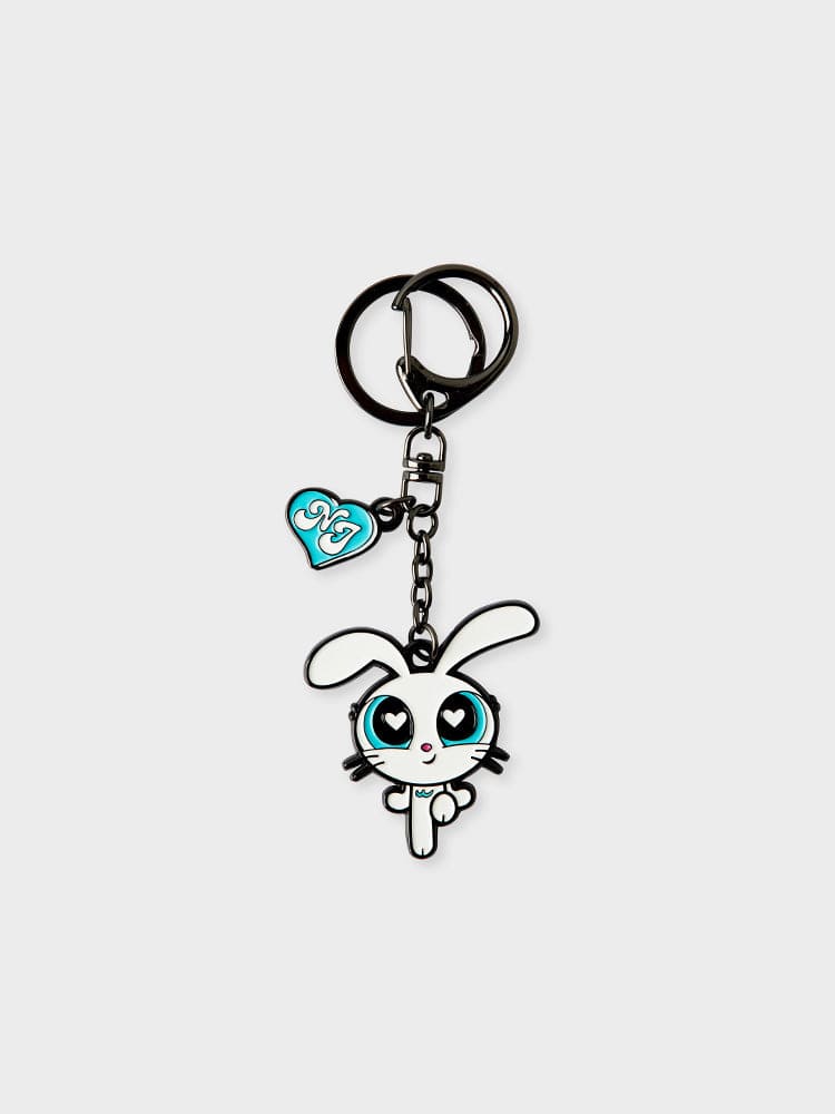 NEW JEANS THE POWERPUFF GIRLS METAL KEYRING BUNNY