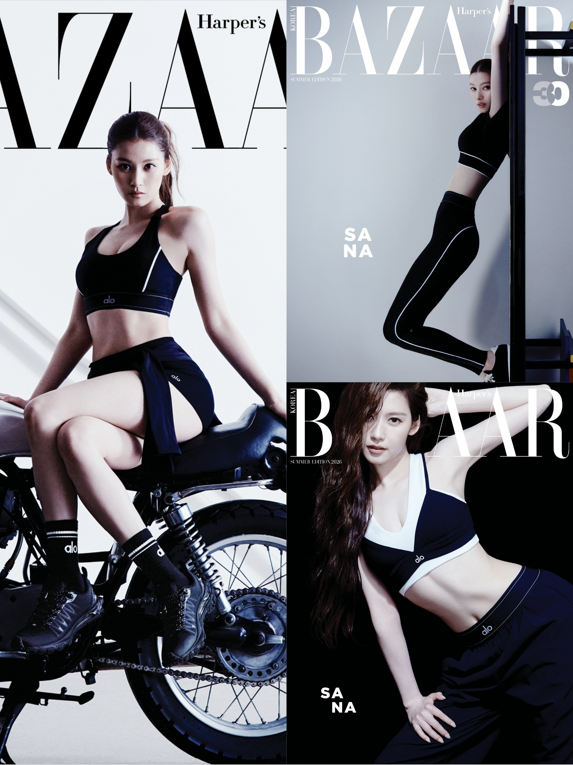 HARPER'S BAZAAR KOREA MAGAZINE SUMMER EDITION 2026 (COVER : TWICE SANA) (Random Ver.)) BLACKPINK  DKshop