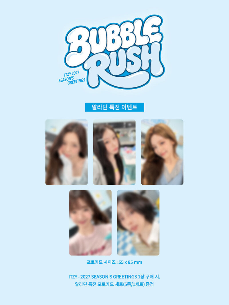[PRE-ORDER] [POB] ITZY - 2027 SEASON'S GREETINGS [BUBBLE RUSH] ITZY  DKshop