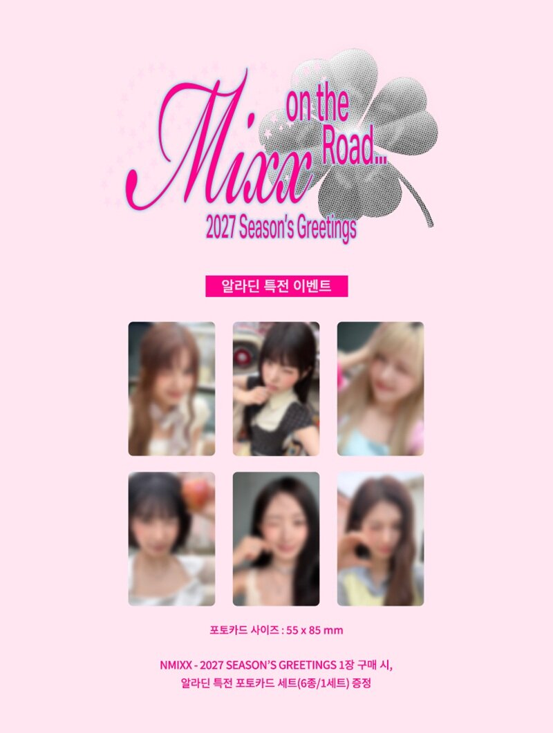 [PRE-ORDER] [POB Selectable] NMIXX - 2027 SEASON'S GREETINGS [MIXX ON THE ROAD] NMIXX  DKshop