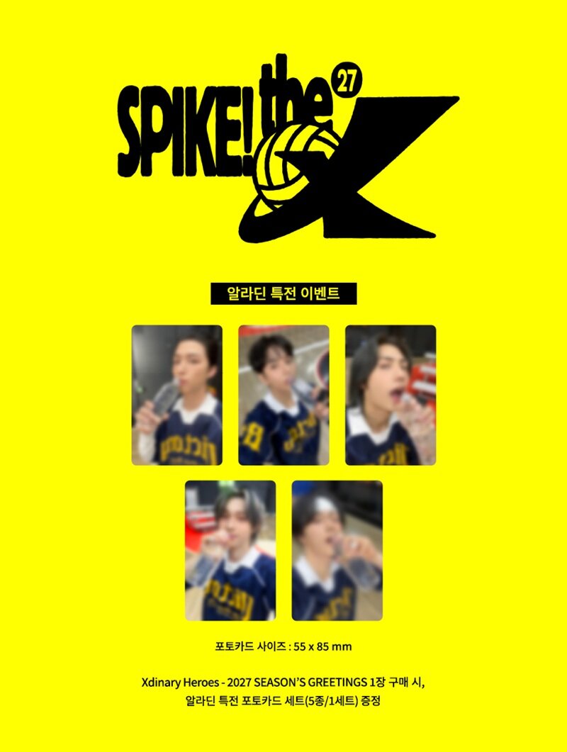 [PRE-ORDER] [POB Selectable] Xdinary Heroes - 2027 SEASON'S GREETINGS [SPIKE! THE X] Xdinary Heroes  DKshop