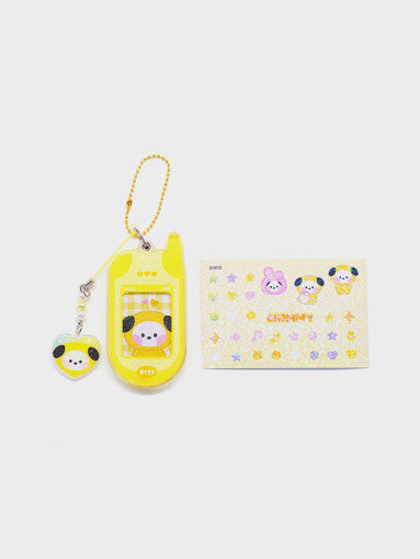 BT21 CHIMMY MININI RETRO PHONE KEYRING | DKshop