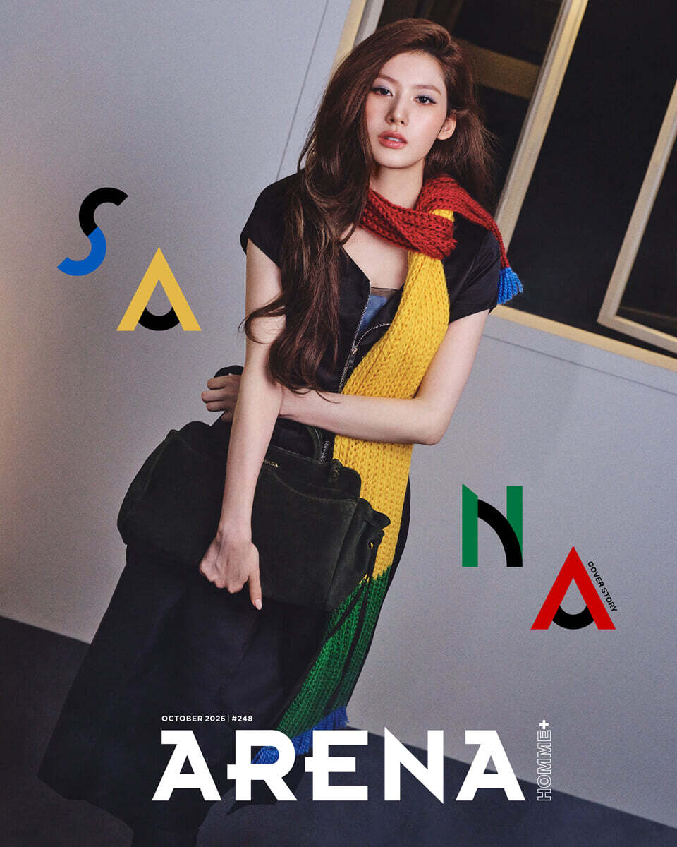 [PRE-ORDER] ARENA HOMME+ KOREA MAGAZINE 2026.10 (COVER : TWICE SANA) AKMU  DKshop