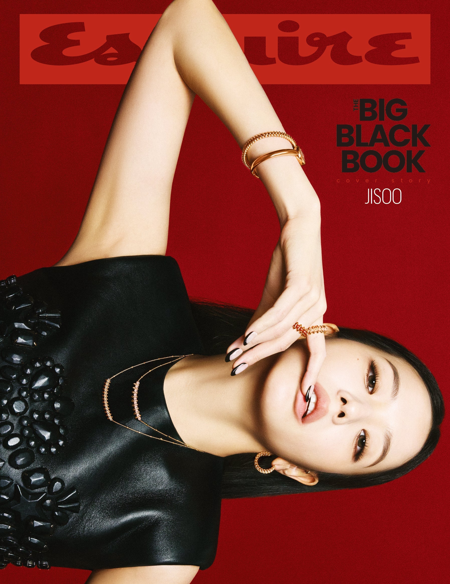 ESQUIRE KOREA MAGAZINE THE BIG BLACK BOOK (COVER : BLACKPINK JISOO) BLACKPINK  DKshop