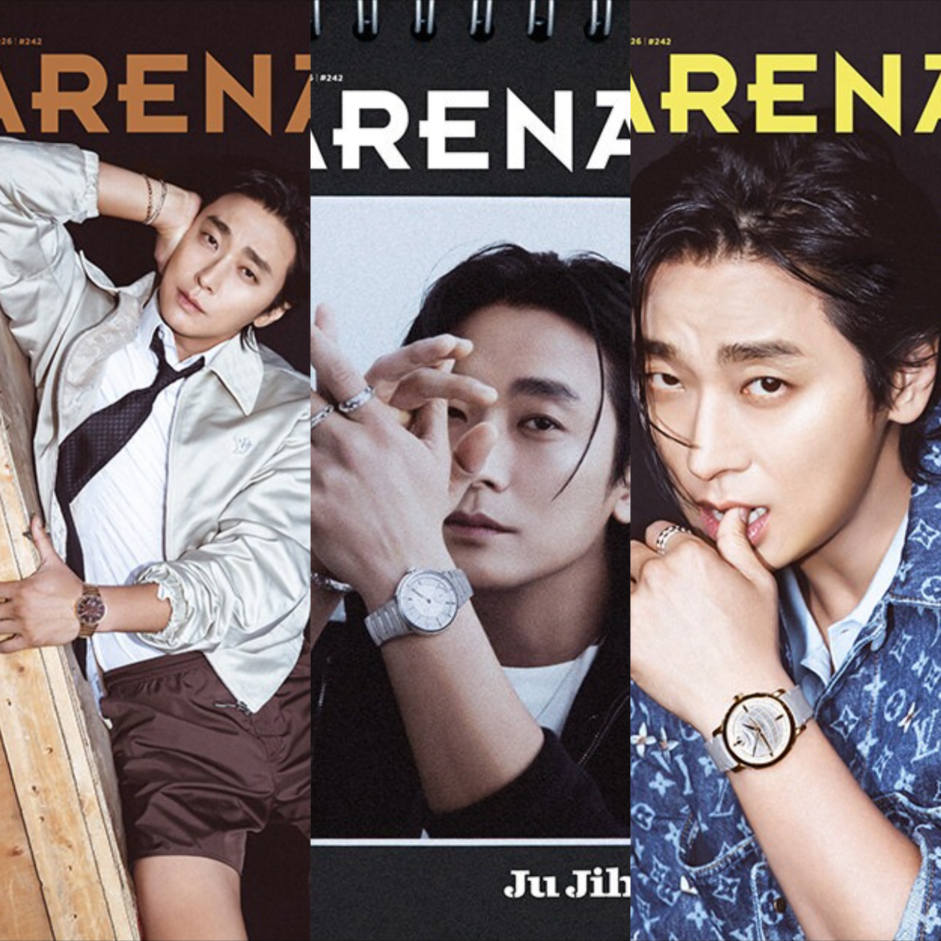 ARENA HOMME+ KOREA MAGAZINE 2026.04 (COVER : Ju Ji Hoon) + BOYNEXTDOOR Pictorial Ju Ji Hoon  DKshop