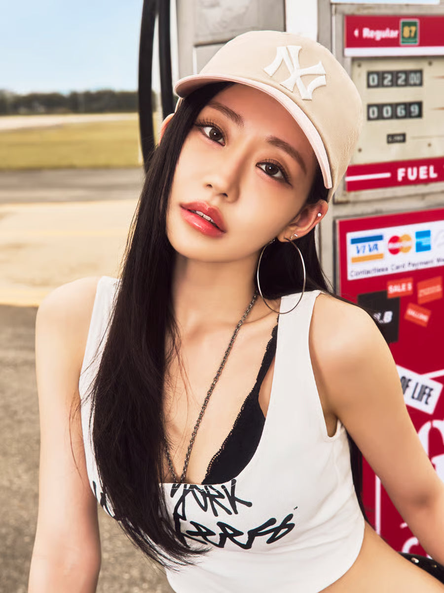 [MLB X KIOF] Sporty Mesh Graphic Tank Top MLB  DKshop