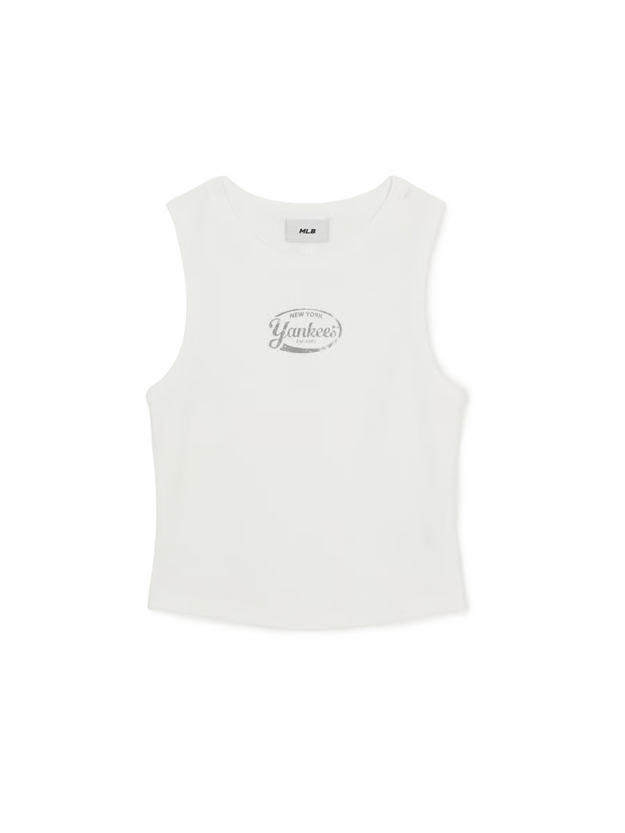[MLB X KIOF] Women's Vintage Slim-Fit Ribbed Tank Top MLB  DKshop