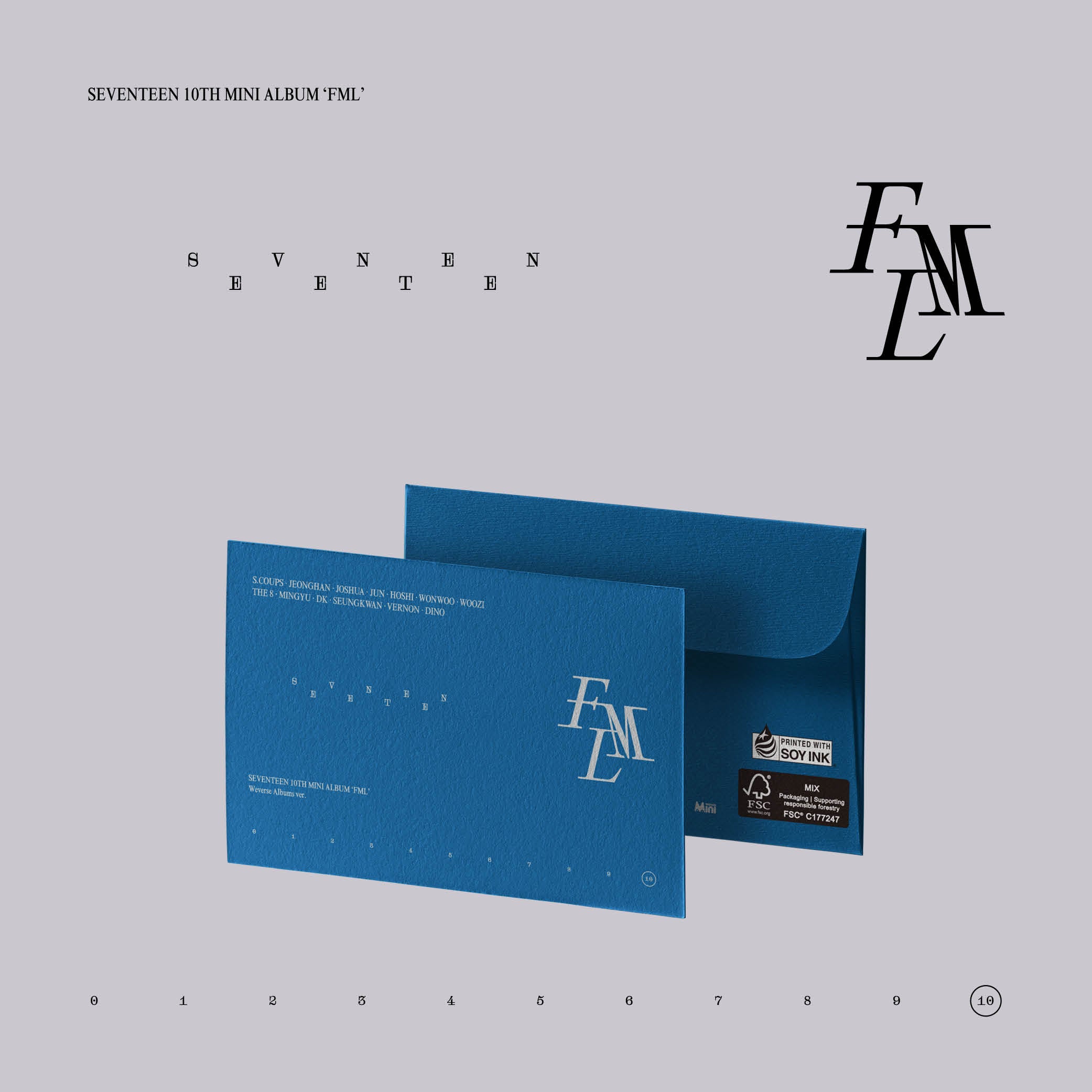 SEVENTEEN - 10th Mini Album FML (Weverse Albums Ver.) | DKshop