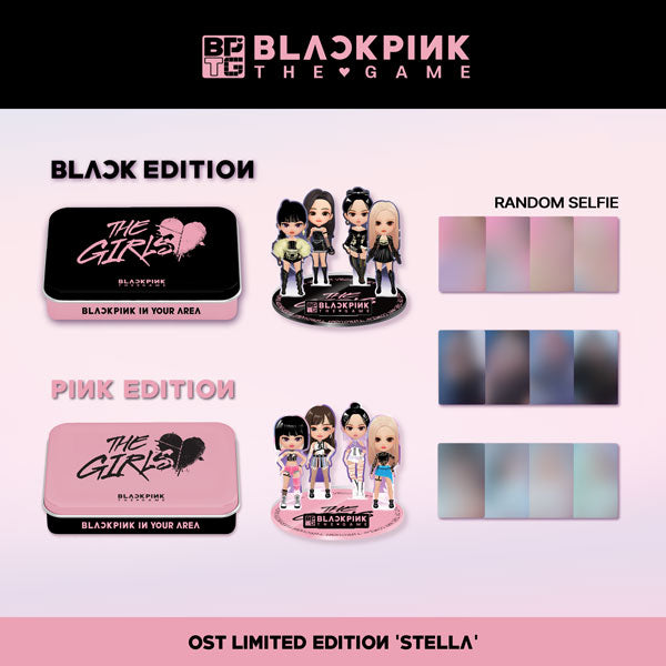 BLACKPINK - THE GAME OST [THE GIRLS] (Stella Ver.) (Limited Edition) 3