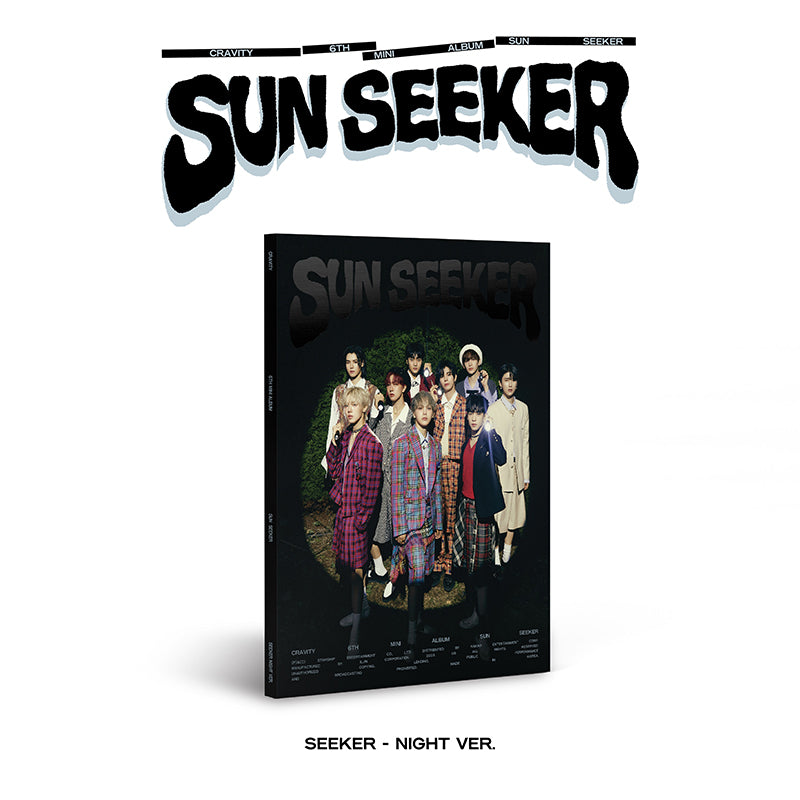 CRAVITY - 6TH MINI ALBUM SUN SEEKER (SEEKER – NIGHT VER.) (RANDOM VER.)