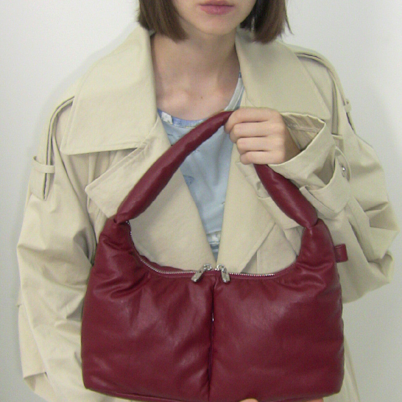 FILLINTHEBLANK Soft Basket Hobo Bag (S) FILLINTHEBLANK  DKshop