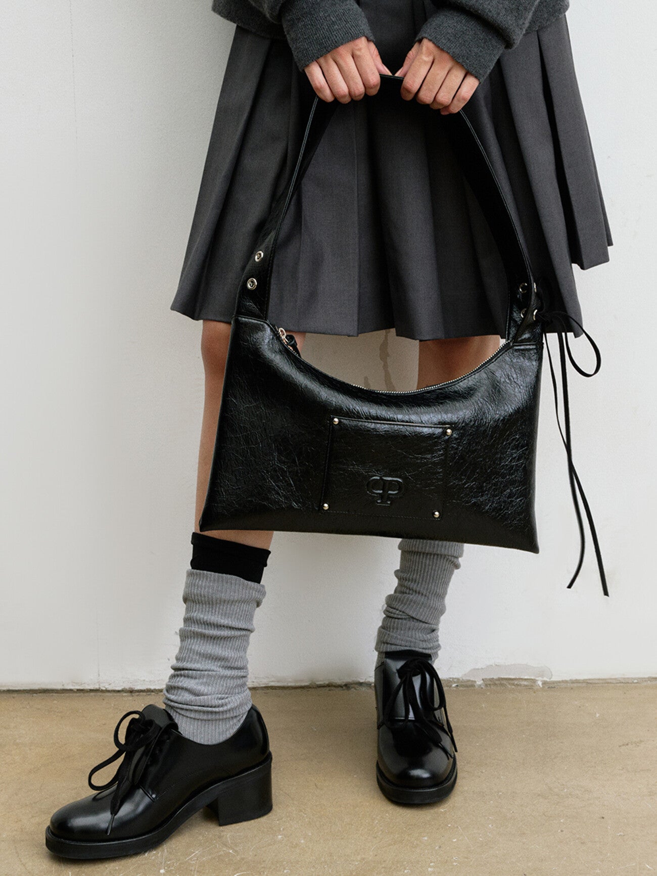 CHRISTINE PROJECT EYELET FLAT SHOULDER BAG CHRISTINE PROJECT  DKshop