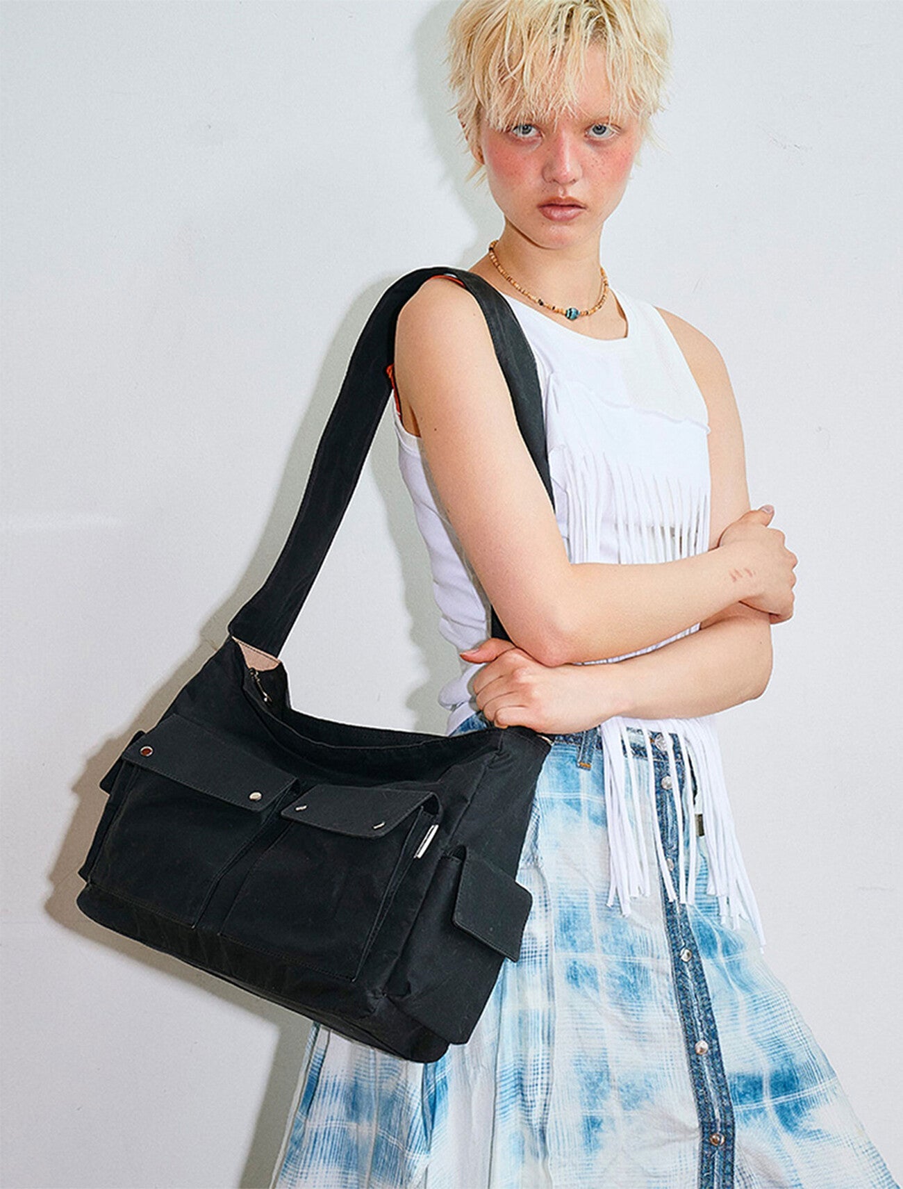 SAND MUSEUM FATIGUE CROSS BAG SAND MUSEUM  DKshop