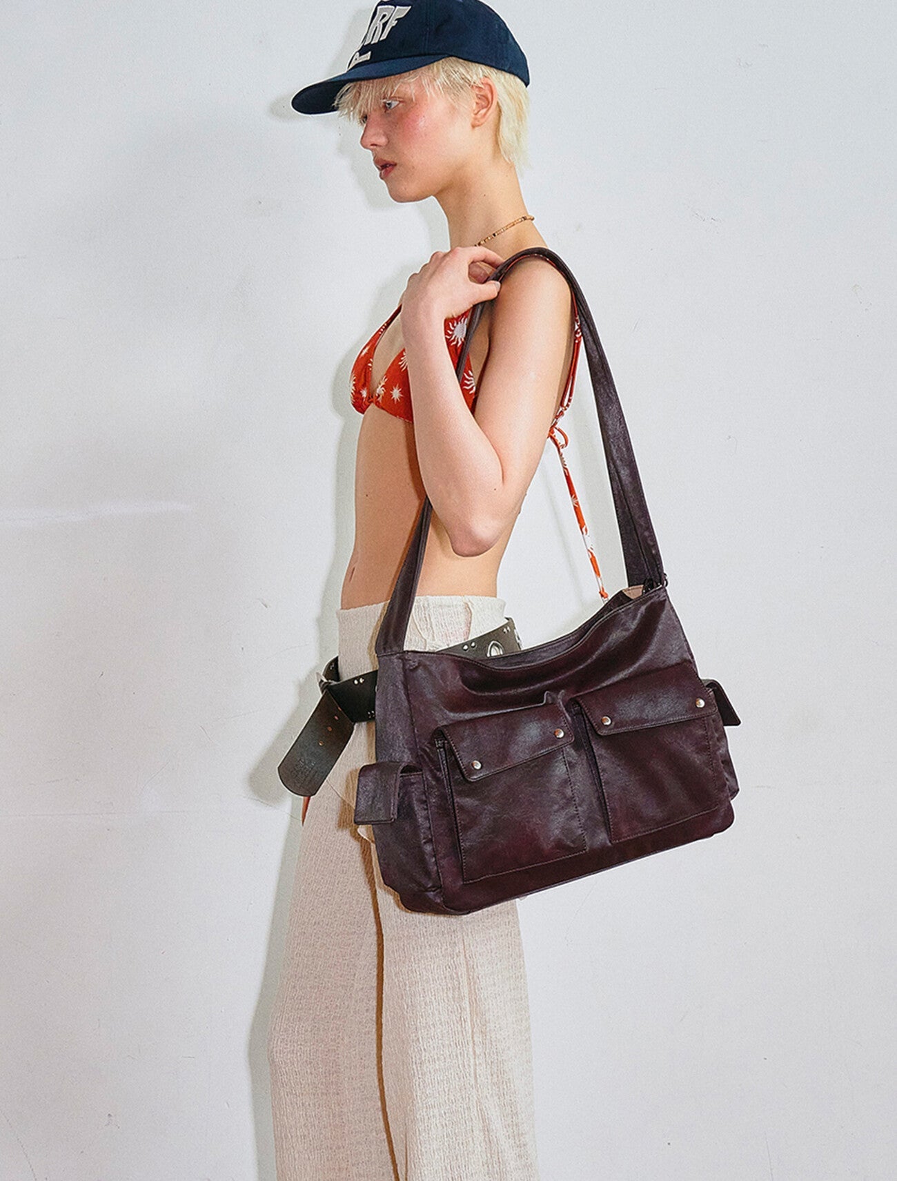 SAND MUSEUM FATIGUE CROSS BAG SAND MUSEUM  DKshop