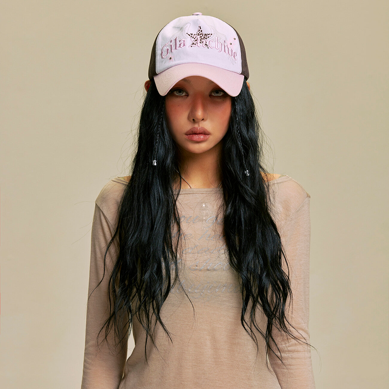Gila Archive LEOPARD STAR WING MESH CAP Gila Archive  DKshop
