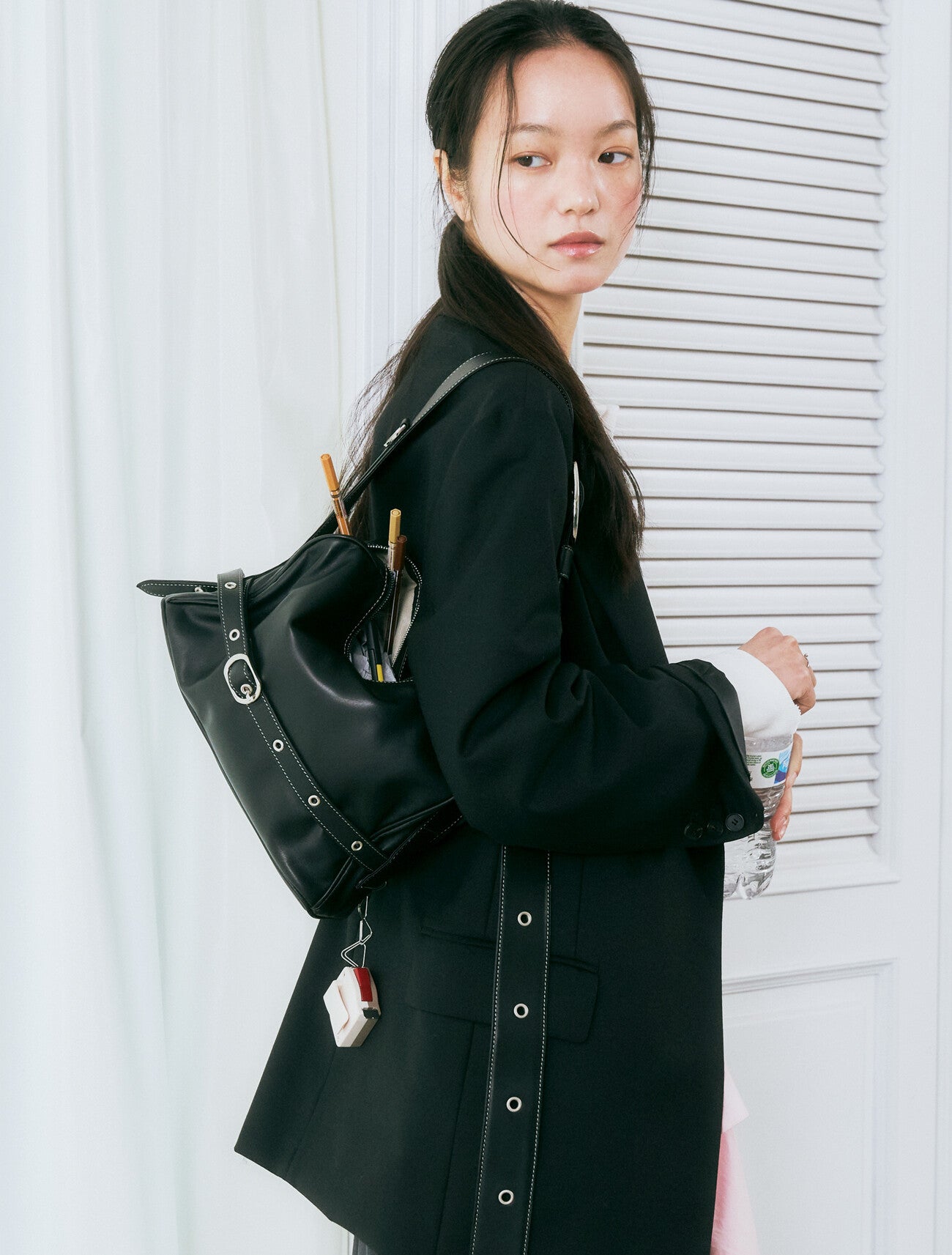 HYEKI  POTY LEATHER BAG