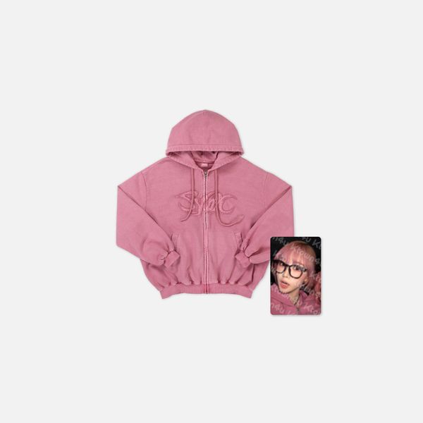 [PRE-ORDER] aespa - [SYNK : PARALLEL LINE ENCORE MD] PINK HOODIE ZIP-UP SET