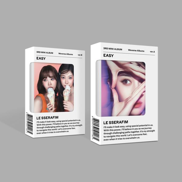 LE SSERAFIM - 3rd Mini Album EASY (Weverse Albums ver.) (Random Ver.) | DKshop