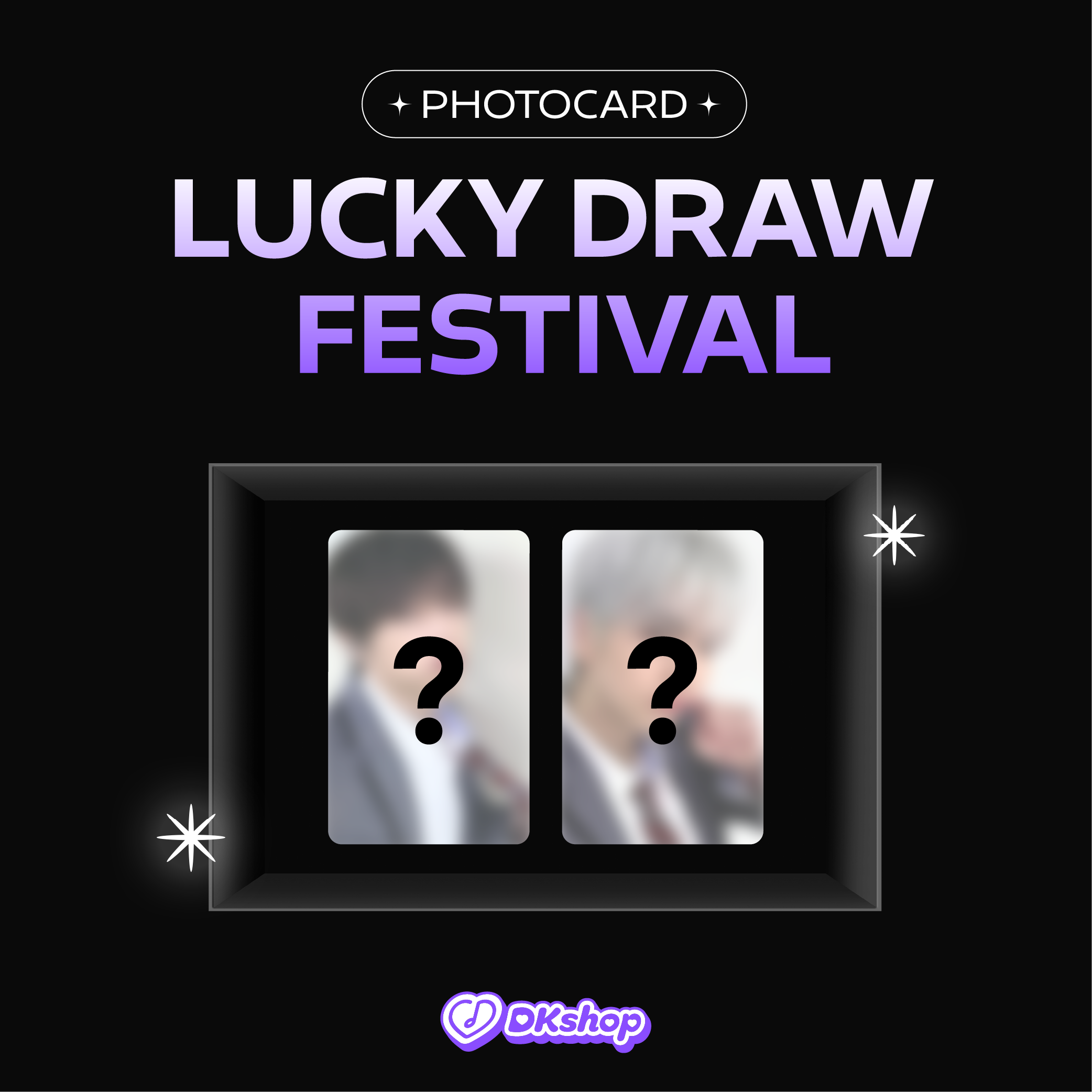 (FREE GIFT) Photocard Lucky Draw Festival DKshop  DKshop