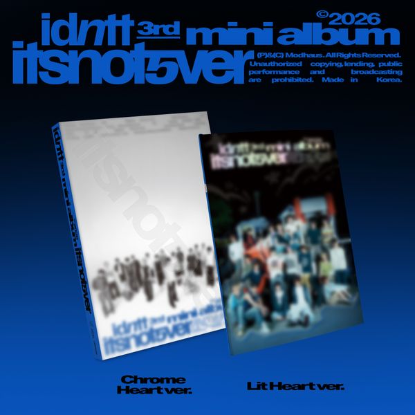 [PRE-ORER] idntt - 3rd Mini Album itsnotover idntt  DKshop