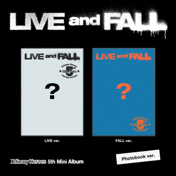 Xdinary Heroes - 5th Mini Album LIVE and FALL (Photobook Ver.) (Random Ver.)