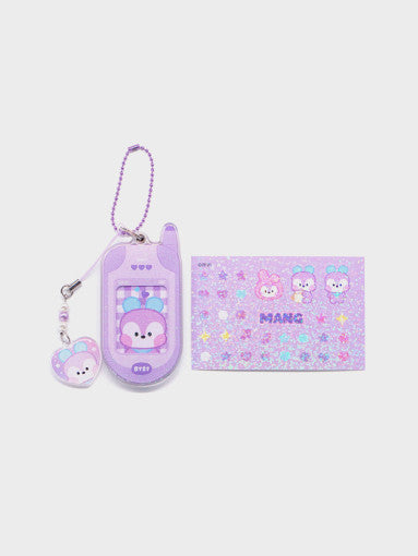 BT21 MANG MININI RETRO PHONE KEYRING