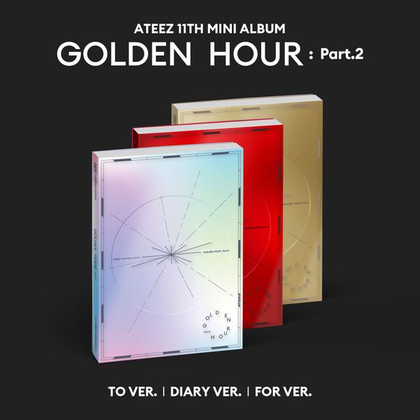 [Deals] ATEEZ - 11th Mini Album GOLDEN HOUR : Part.2 (Random Ver.)