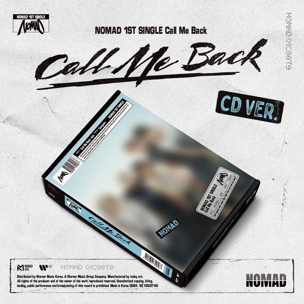 NOMAD - 1st Single Album Call Me Back (CD Ver.)