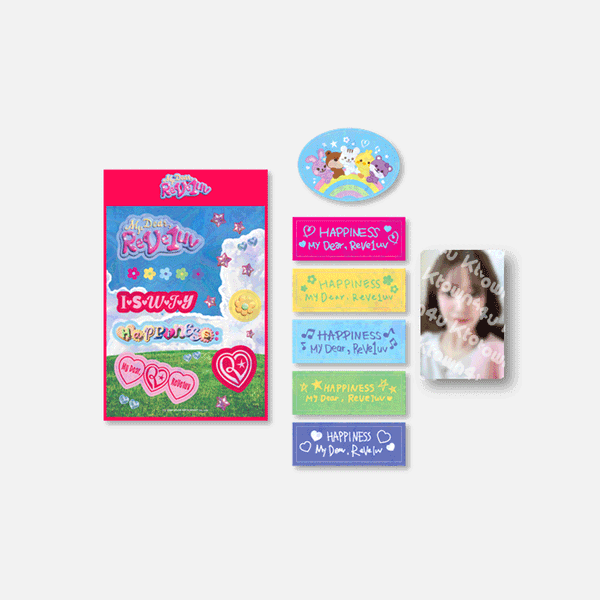 [PRE-ORDER] Red Velvet - [HAPPINESS : My Dear, ReVe1uv] REMOVABLE STICKER SET