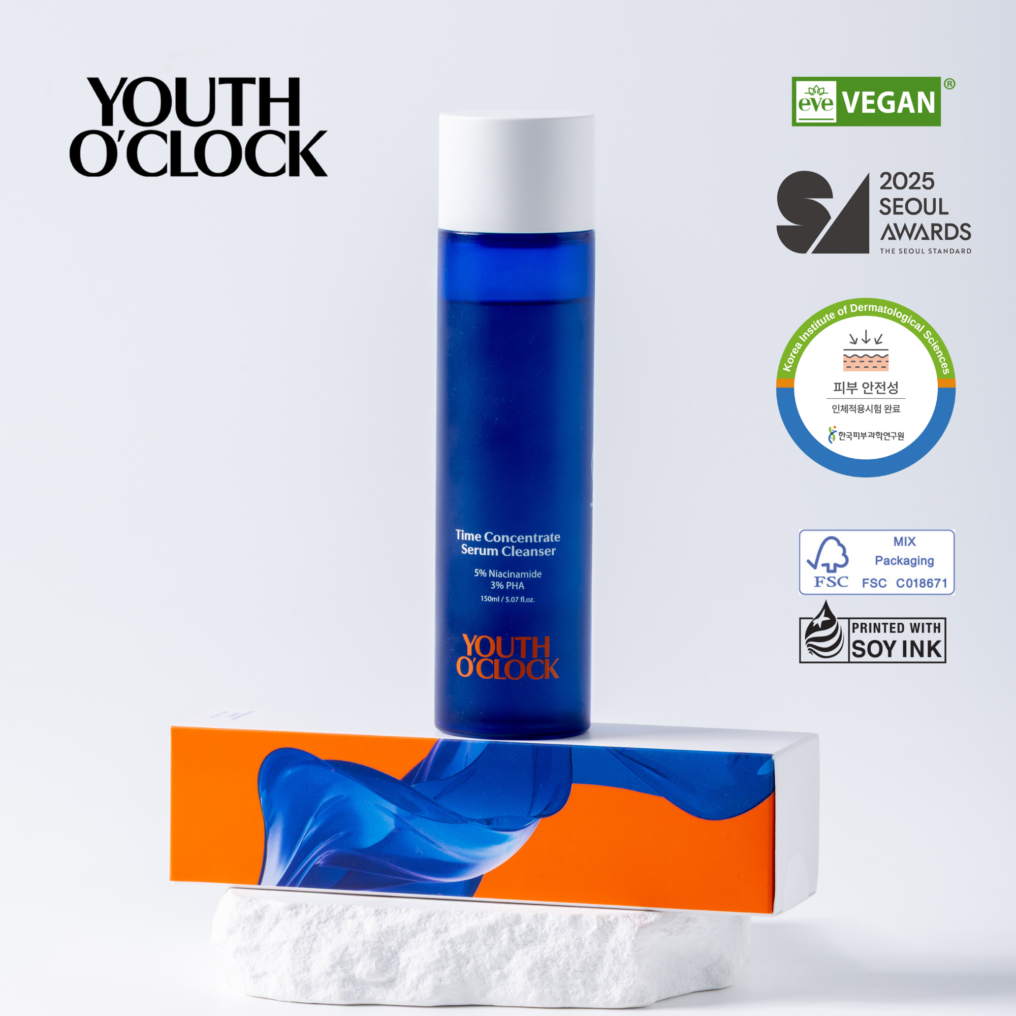 YOUTH O'CLOCK Time Concentrate Serum Cleanser 150ml YOUTH O'CLOCK  DKshop
