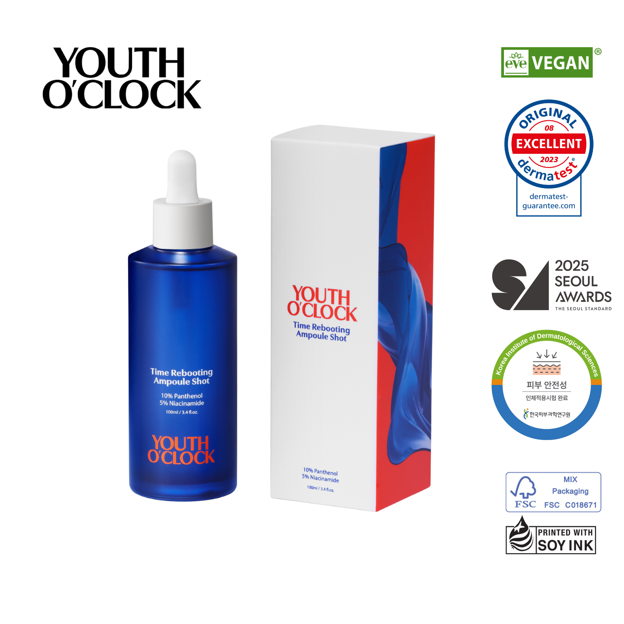 YOUTH O'CLOCK Time Rebooting Ampoule Shot 100ml YOUTH O'CLOCK  DKshop