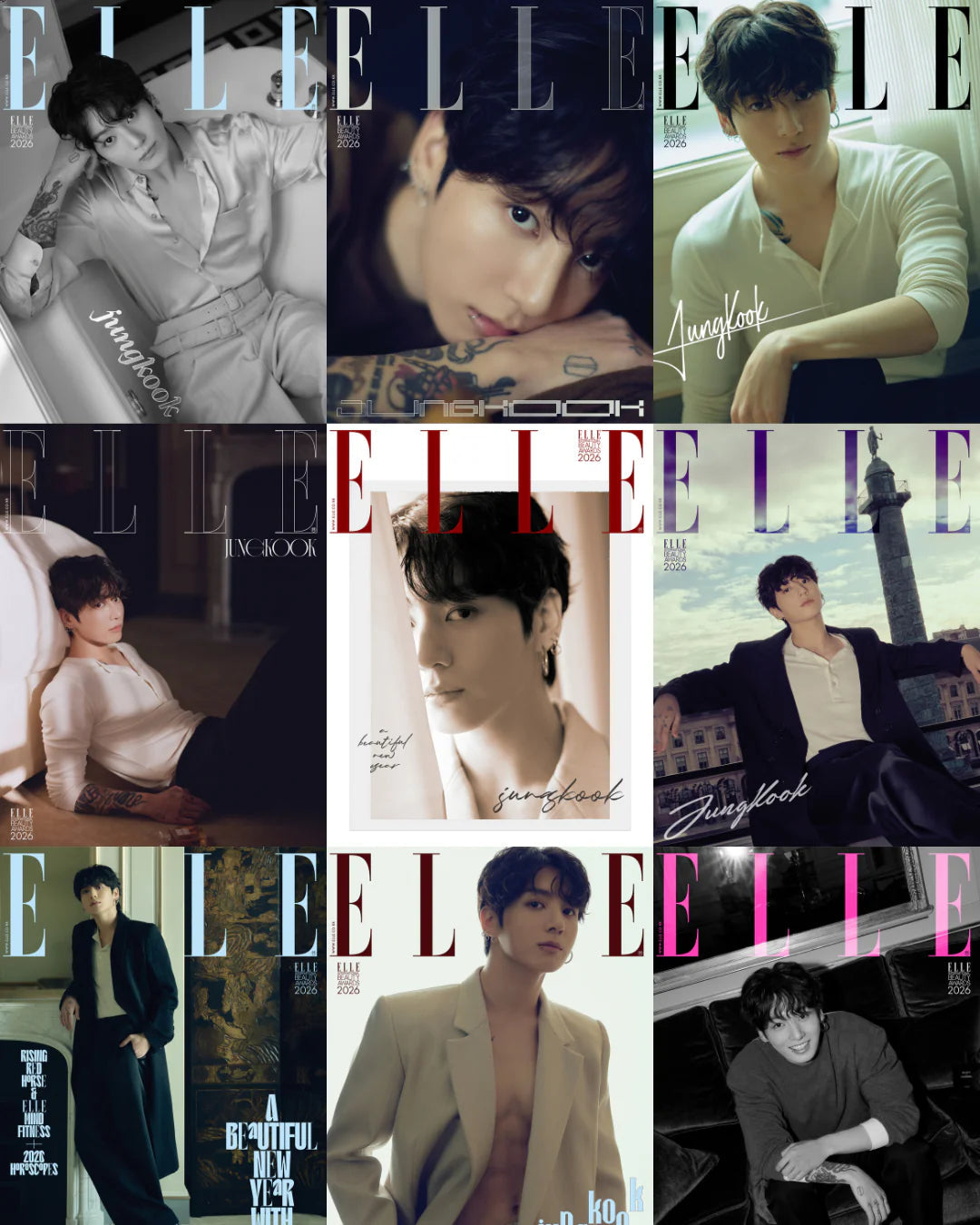 [PRE-ORDER] ELLE KOREA MAGAZINE 2026.01 (COVER : BTS JUNG KOOK) BTS  DKshop